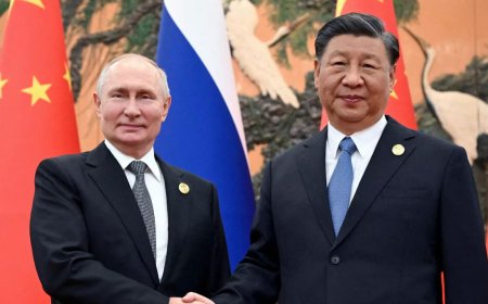 Xi, Putin hail ties as 'stabilising' force in chaotic world