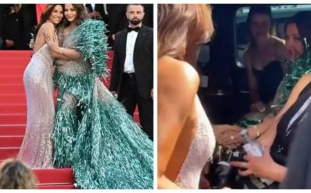 Aishwarya and Eva scream in joy as they meet at Cannes