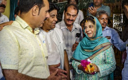 Kashmir news: PDP's Mehbooba Mufti faces high-stakes battle in redrawn Anantnag-Rajouri seat in Phase 6 of LS elections