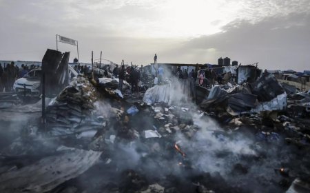 Gaza civil defence says new Israel strike kills 21 in west Rafah camp