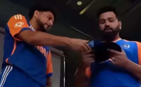 Watch: Rohit-Kuldeep's exchange leaves everyone in splits