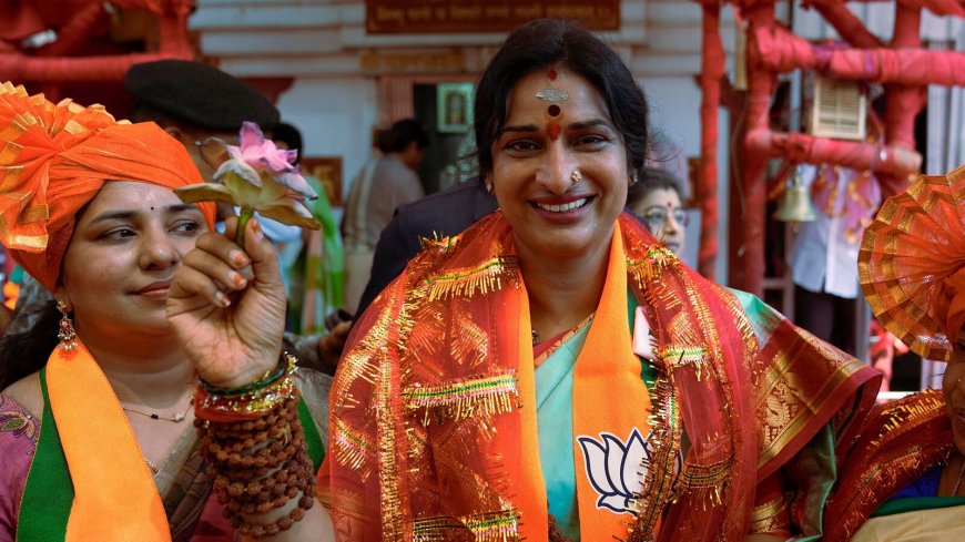 Lok Sabha polls in Hyderabad: BJP's Madhavi Latha pitches for ‘Sabka Vikas’ after casting vote; rival Owaisi attacks