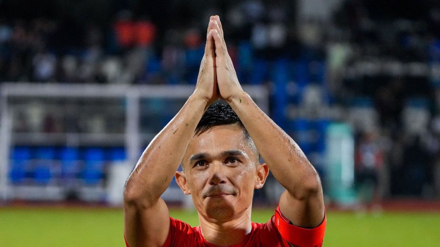 Sunil Chhetri retires: Captain Fantastic gets emotional while announcing retirement, ‘Proud of playing for my country’
