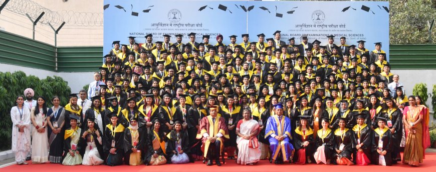 22nd convocation of the National Board of Examinations in Medical Sciences (NBEMS)