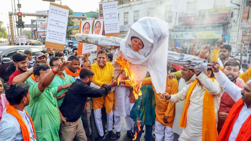 Bengal news: BJP woman worker killed ahead of Phase 6 Lok Sabha polls; protests erupt in Nandigram