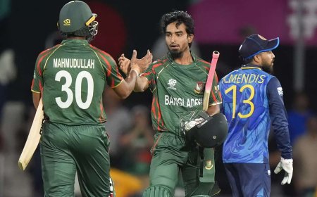 Bangladesh edge past Sri Lanka in thrilling T20 World Cup clash