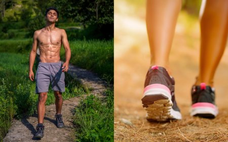 How to strengthen abs while walking