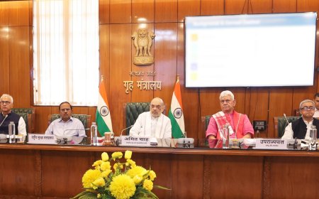 Amit Shah chaired a high-level review meeting on security scenario of Amarnath Yatra