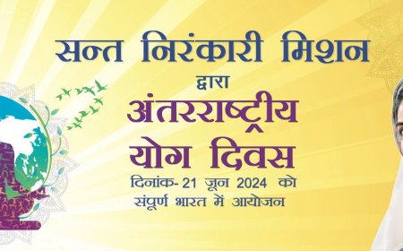 International Yoga Day  Sant Nirankari Mission will  organize