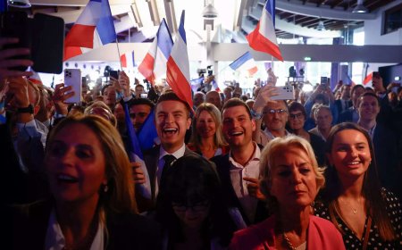 France's far right National Rally still leading ahead of election, poll shows