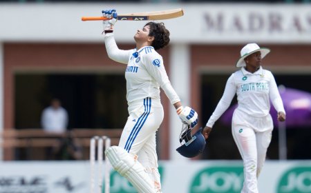 Shefali Verma scripts history, becomes fastest double centurion in women's Test cricket
