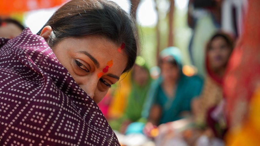 Smriti Irani, Amethi Election Results: Smriti Irani trails Congress's KL Sharma by 50,758 votes in highly contested race