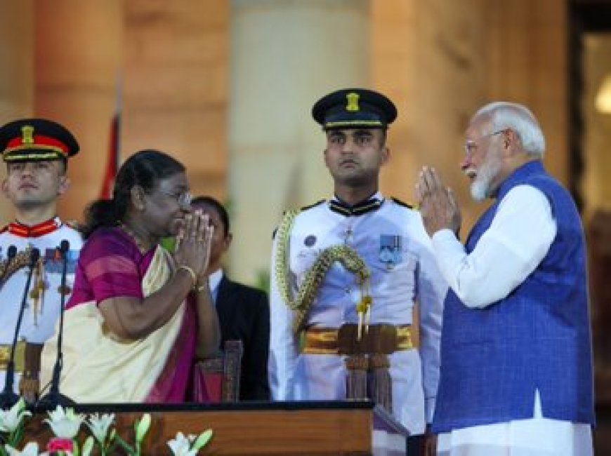 Shri Narendra Modi takes oath as Prime Minister for the third term