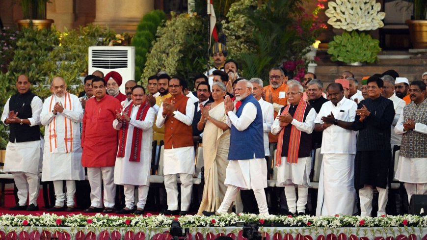 Modi 3.0 takes oath: Amit Shah, JP Nadda, Shivraj Singh Chouhan, among 71 ministers sworn in. Find full list here