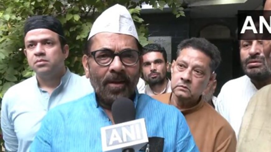 ‘International contract killers’: BJP's Mukhtar Abbas Naqvi on Elon Musk's EVM hack claims