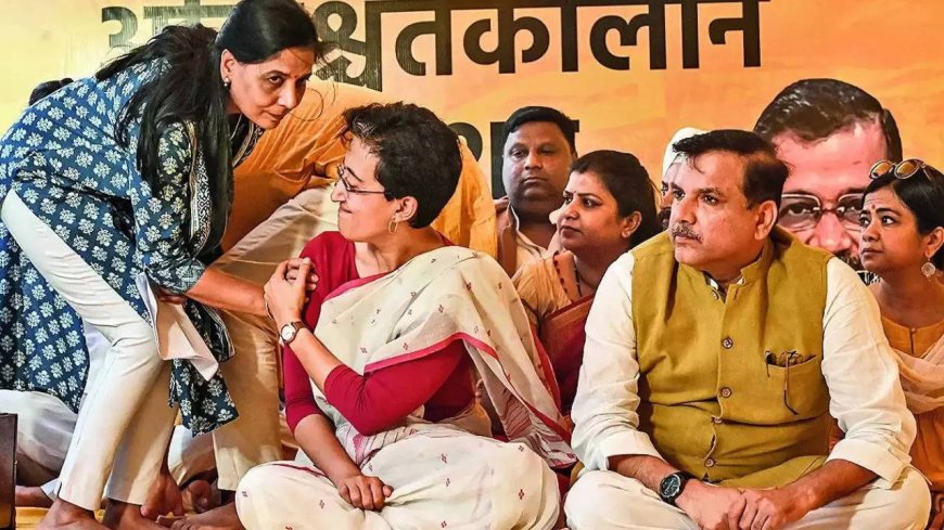 In a temporary tent, Delhi minister Atishi begins fast for more water