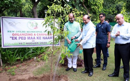 “EkPedMaaKeNaam” Campaign organised by NDMC