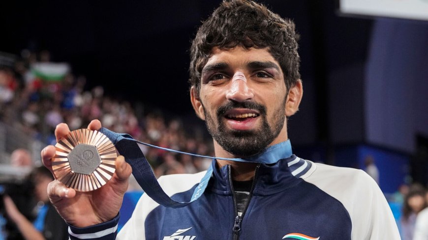 'Entire nation celebrates..,' PM Modi congratulates Aman Sehrawat for bronze win in Paris Olympics 2024