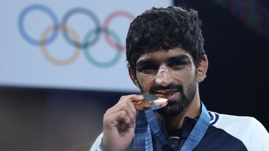 ‘More pride thanks to our wrestlers’: PM Modi, Prez Murmu, among others congratulate Aman Sehrawat for Olympic bronze