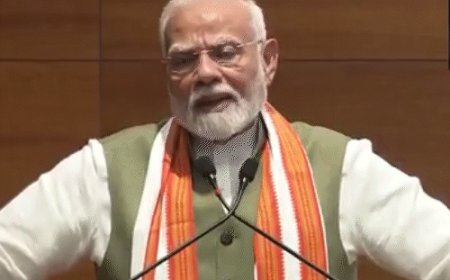 भाजपा सदस्यता अभियान शुरू, पहली सदस्यता मोदी ने ली:कहा- पहले कार्यकर्ता जेल में रहते थे या बेल पर; सत्ताधारियों के जुल्म सहकर यहां तक पहुंचे