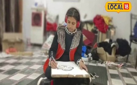 अंबाला की छोटी कलाकार कर रही कमाल, सुंदर पेंटिंग्स से विदेशों में कमा रही नाम