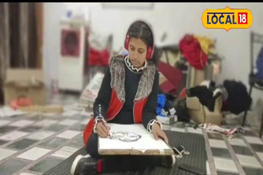 अंबाला की छोटी कलाकार कर रही कमाल, सुंदर पेंटिंग्स से विदेशों में कमा रही नाम