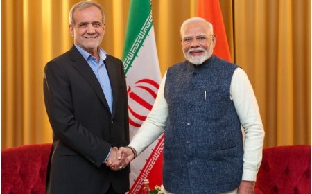 PM मोदी ने ईरानी राष्ट्रपति को दिया भारत आने का न्योता,पेजेशकियन ने किया कुबूल