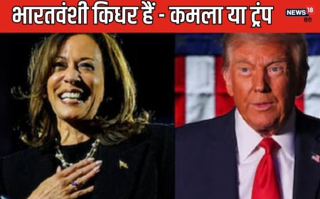 US Election 2024 : भारतवंशी किसे वोट दे रहे हैं डोनाल्ड ट्रंप या कमला हैरिस