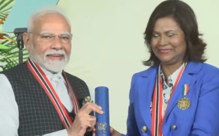 Caribbean visit: PM Modi receives Trinidad and Tobago's highest civilian honour; first Indian PM to visit in 25 years