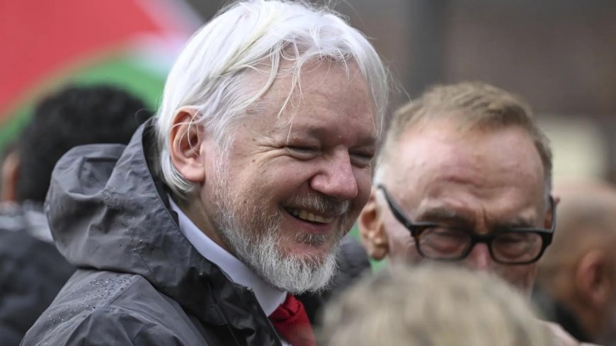 Free Palestine protest: WikiLeaks’ Julian Assange joins thousands in march across Sydney Harbour Bridge - Zohran Mamdani shares video