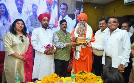 प्रेस क्लब इंदौर में NMF न्यूज़ चैनल के 5 वर्ष पूर्ण होने पर भव्य सम्मान समारोह आयोजित