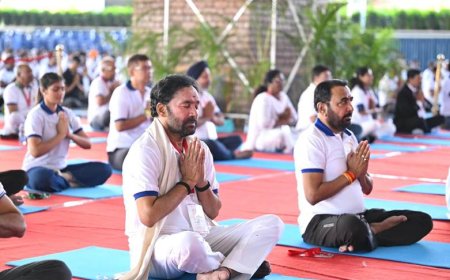 योग - 2047 तक एक स्वस्थ और अनुशासित विकसित भारत के निर्माण की कुंजी-  केंद्रीय मंत्री जी. किशन रेड्डी