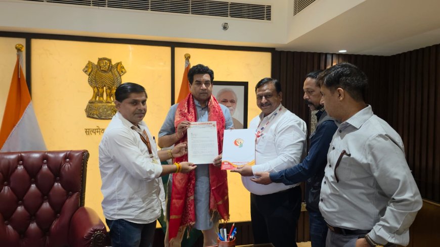 WJI Delegation का प्रतिनिधिमंडल मंत्री कपिल मिश्रा से मिला, 'मीडिया कॉफी होम' फिर से शुरू करने की मांग