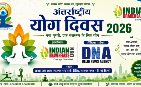 International Yoga Day 2026 Celebrated with Fervour in Lajpat Nagar:-  Message of Indian Culture and Sanatan Tradition Highlighted