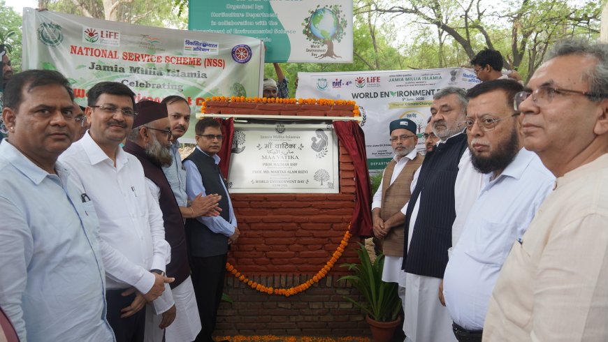JMI Plants 101 Mango Trees for ‘Maa Vatika’ on World Environment Day