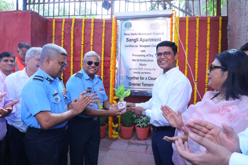 NDMC Declares Sangli Apartments as Eighth ‘Anupam Colony’ Under Zero-Waste Initiative